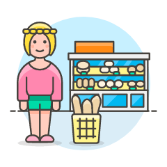 Bakery Shopping 2 2 Illustration from UX Colors Set