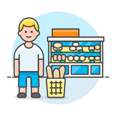 Bakery Shopping 2 5 Illustration from UX Colors Set