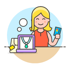Credit Card Buy 2 Illustration from UX Colors Set
