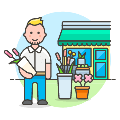 Flower Shopping 2 6 Illustration from UX Colors Set