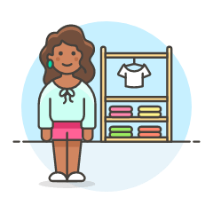 Garment Shopping 3 4 Illustration from UX Colors Set