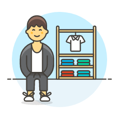 Garment Shopping 3 5 Illustration from UX Colors Set