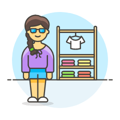 Garment Shopping 3 6 Illustration from UX Colors Set