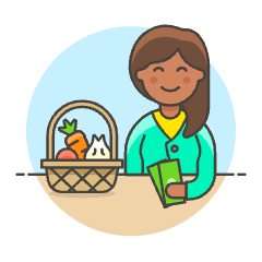 Grocery Shopping 2 4 Illustration from UX Colors Set