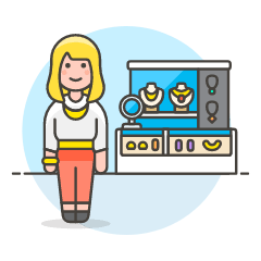 Jewelry Shopping 1 2 Illustration from UX Colors Set