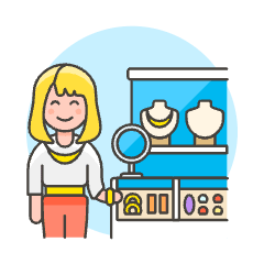 Jewelry Shopping 1 5 Illustration from UX Colors Set