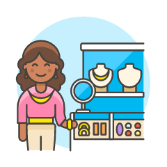Jewelry Shopping 1 6 Illustration from UX Colors Set