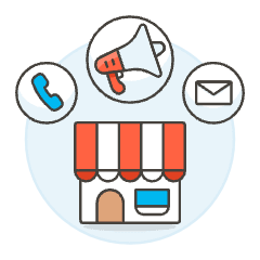 Store Advertisement Illustration from UX Colors Set