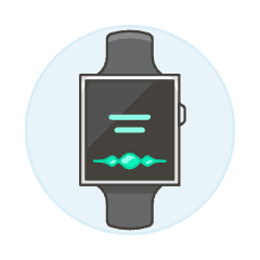 Smart Watch 2 Illustration from UX Colors Set