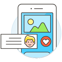 Phone Comment Image 1 1 Illustration from UX Colors Set