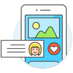 Phone Comment Image 1 4 Illustration from UX Colors Set