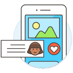 Phone Comment Image 1 5 Illustration from UX Colors Set