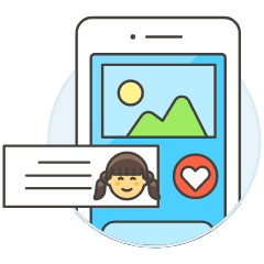 Phone Comment Image 1 6 Illustration from UX Colors Set