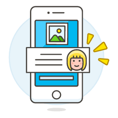 Phone Comment Image 2 4 Illustration from UX Colors Set