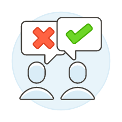 User Discuss 1 Illustration from UX Colors Set