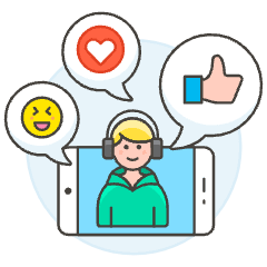 Voicechat 1 Illustration from UX Colors Set