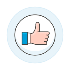 Like Circle 1 Illustration from UX Colors Set