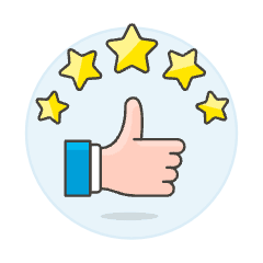 Rating Like 1 Illustration from UX Colors Set