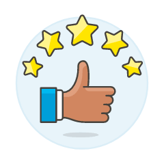 Rating Like 3 Illustration from UX Colors Set