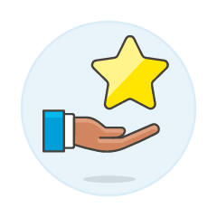 Rating Share 3 Illustration from UX Colors Set