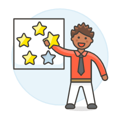 User Rating Star 3 Illustration from UX Colors Set