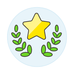 Star Leaf Illustration from UX Colors Set