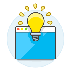 App Idea Illustration from UX Colors Set