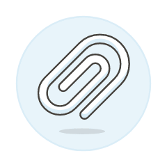 Attach Link Illustration from UX Colors Set