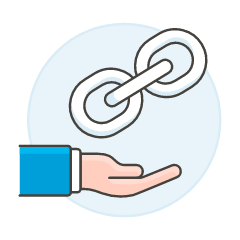 Link Hand 1 Illustration from UX Colors Set