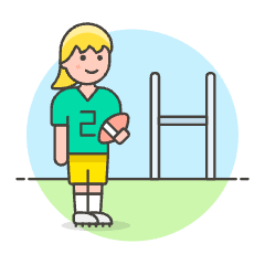 American Football 5 Illustration from UX Colors Set