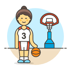 Sports Basketball 17 Illustration from UX Colors Set