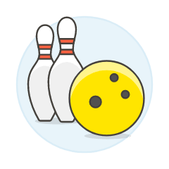Sports Bowling 1 Illustration from UX Colors Set