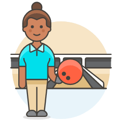 Sports Bowling 1 Illustration from UX Colors Set