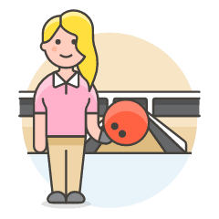Sports Bowling 2 Illustration from UX Colors Set