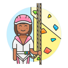 Sports Climbing 2 Illustration from UX Colors Set
