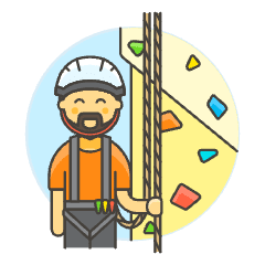 Sports Climbing 6 Illustration from UX Colors Set
