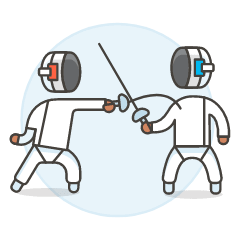 Sports Swordsmanship 3 Illustration from UX Colors Set