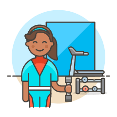 Fitness Gym 2 Illustration from UX Colors Set