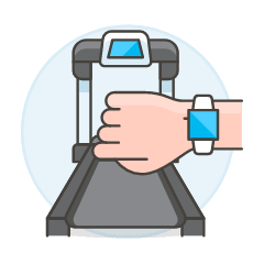 Timer Fitness 1 Illustration from UX Colors Set