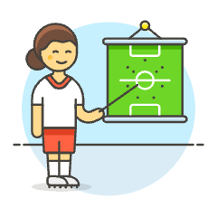 Soccer Football Plan 6 Illustration from UX Colors Set
