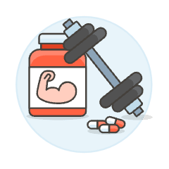 Muscles Protein Illustration from UX Colors Set