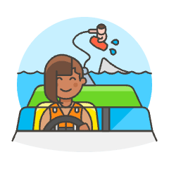 Wakeboarding 5 Illustration from UX Colors Set