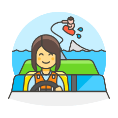 Wakeboarding 6 Illustration from UX Colors Set