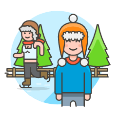 Ice Skate 1 Illustration from UX Colors Set