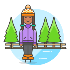 Ice Skate 11 Illustration from UX Colors Set