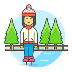 Ice Skate 12 Illustration from UX Colors Set