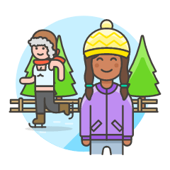 Ice Skate 5 Illustration from UX Colors Set
