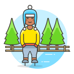 Ice Skate 8 Illustration from UX Colors Set