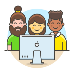 Designer Team 1 Illustration from UX Colors Set