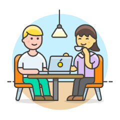 Workspace Outdoor 1 Illustration from UX Colors Set